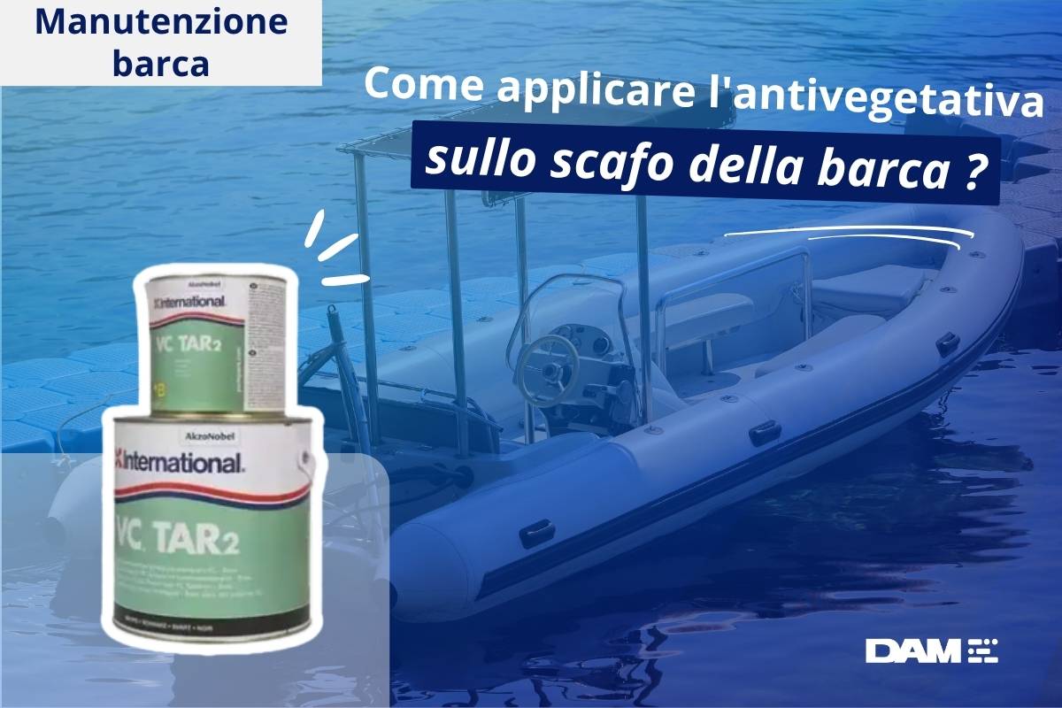 Come applicare l'antivegetativa sullo scafo della barca?